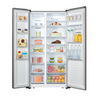 Hisense 508L SBS Fridge Water Dispenser White And Khaki Glass H670SDK-WD