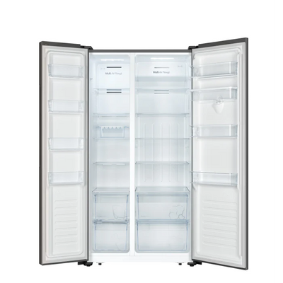 Hisense 514L Side By Side Fridge Freezer Inox H670SITWD