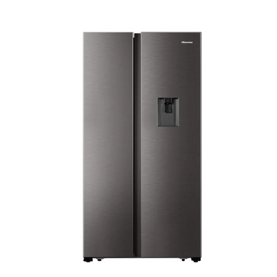 Hisense 514L Side By Side Fridge Freezer Inox H670SITWD