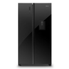 Hisense 514l Side By Side Fridge, Black Glass H670SMIB-WD