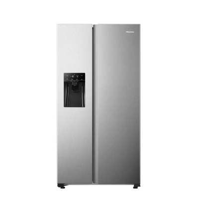 Hisense 474L Side By Side Fridge Freezer Stainless Steel H690SSIDL