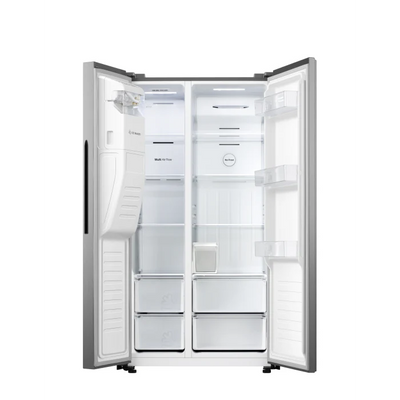 Hisense 474L Side By Side Fridge Freezer Stainless Steel H690SSIDL