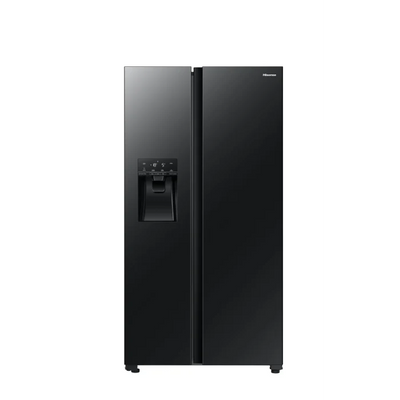 Hisense 535L Black Side By Side Fridge Freezer H700SMIIDL