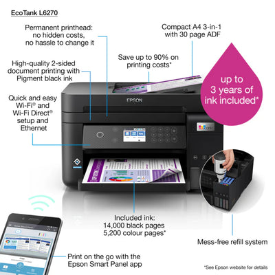 Epson EcoTank L6270 Printer