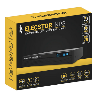 Elecstor 100W Mini UPS 24 000mAh - 75WH